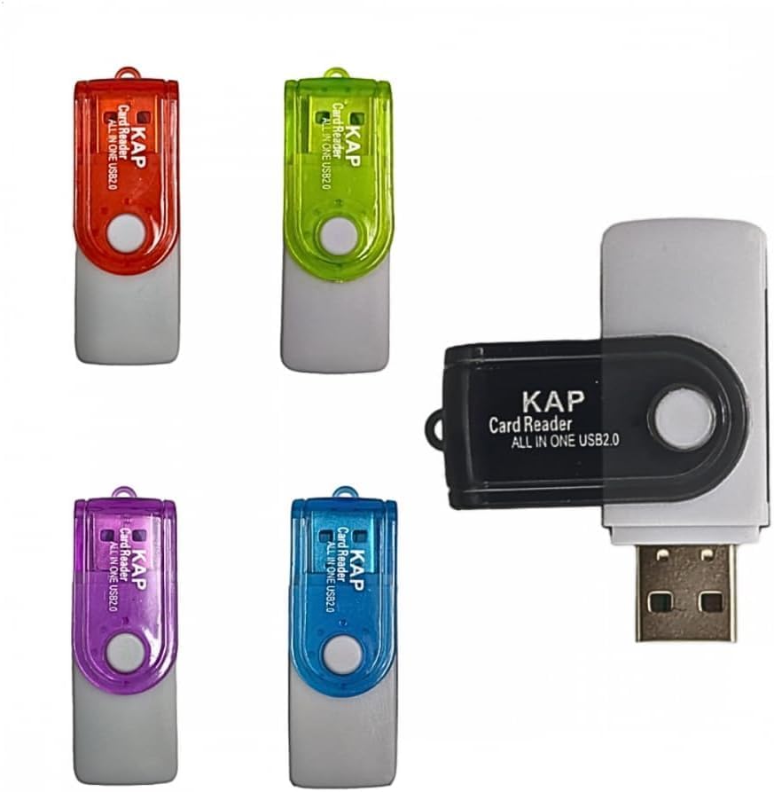 Leitor de Cartão SD USB 2.0 Wansurs – Adaptador Universal Micro SD Plug & Play, Compacto, Alta Velocidade 480Mbps para PC, Notebook e Câmera - Imagem 10