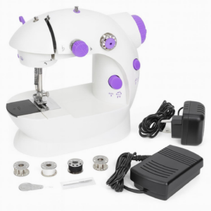 Mini Máquina de Costura Portátil  FH-SM202 – Bivolt 110/220V, 2 Velocidades