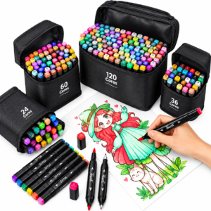 kit canetinha 24 a 120 cores